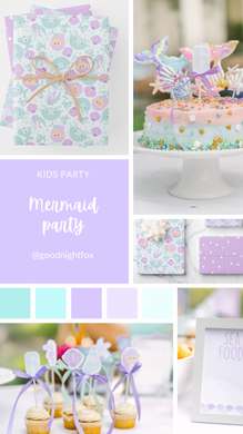 Mermaid Birthday Theme Party Decoration Kit