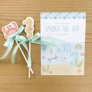 Under The Sea Boy Birthday Theme