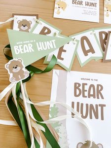 Bear Hunt Woodland Forest Birthday Theme