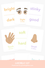 Load image into Gallery viewer, 5 Senses Flashcards
