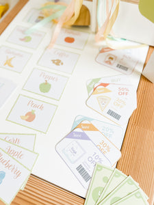 Grocery Pretend Food Play Sensory Kit (Pre-Order)