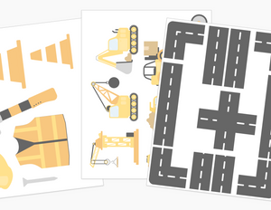 Construction Printable Dramatic Play Kit GoodnightFox