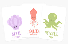 Load image into Gallery viewer, Sea Animals Flashcards