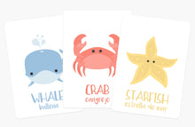 Load image into Gallery viewer, Sea Animals Flashcards