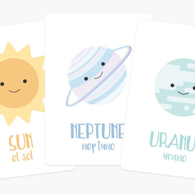 Space Planet Flashcards