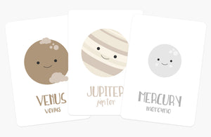 Space Planet Flashcards