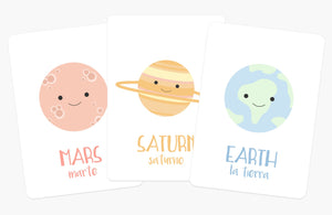 Space Planet Flashcards