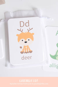 Animal Alphabet Flash Cards