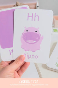 Animal Alphabet Flash Cards