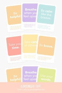 Toddler Mindfulness Flash Cards