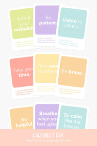 Toddler Mindfulness Flash Cards