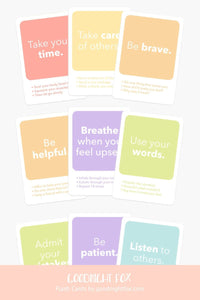 Toddler Mindfulness Flash Cards