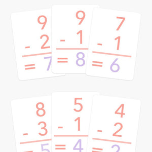 Basic Subtraction Flashcards