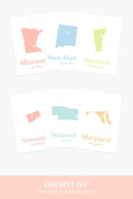 Load image into Gallery viewer, 50 States Flash Cards