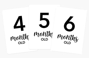 Newborn Baby Milestone Cards