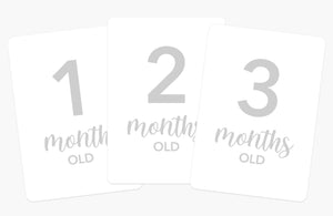 Newborn Baby Milestone Cards