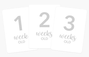 Newborn Baby Milestone Cards