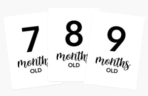 Newborn Baby Milestone Cards