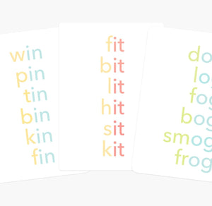 Rhyming Words Flash Cards