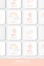 Load image into Gallery viewer, Unicorn and Rainbows Memory Game