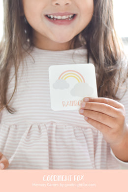 Unicorn and Rainbows Memory Game