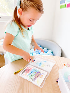 Coloring Cards Sensory Kit