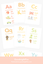 Load image into Gallery viewer, Letter Sounds Phonics Flashcards