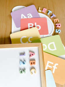 Magnetic Board + Letters + Cards Sensory Kit
