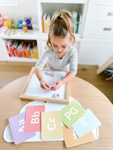 Magnetic Board + Letters + Cards Sensory Kit