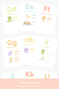 Letter Sounds Phonics Flashcards