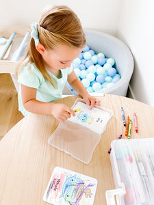 Coloring Cards Sensory Kit