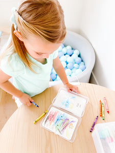 Coloring Cards Sensory Kit