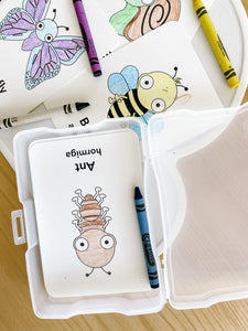 Coloring Cards Sensory Kit