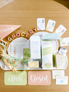 Grocery Pretend Food Play Sensory Kit (Pre-Order)