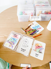 Load image into Gallery viewer, Coloring Cards Sensory Kit