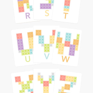 Lego Alphabet Digital Flashcards