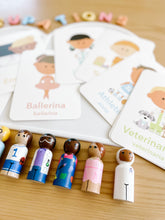Load image into Gallery viewer, Occupations Peg Dolls Sensory Kit