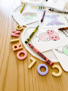 Coloring Cards Sensory Kit