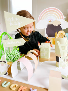 St. Patty's Day Printable Leprechaun Trap Builder Kit