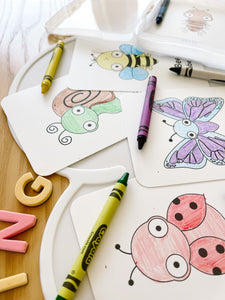 Coloring Cards Sensory Kit