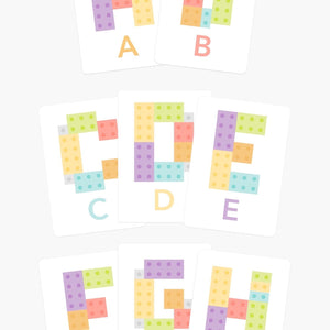 Lego Alphabet Digital Flashcards